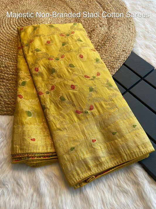 Majestic Non-Branded Stadi Cotton Sarees