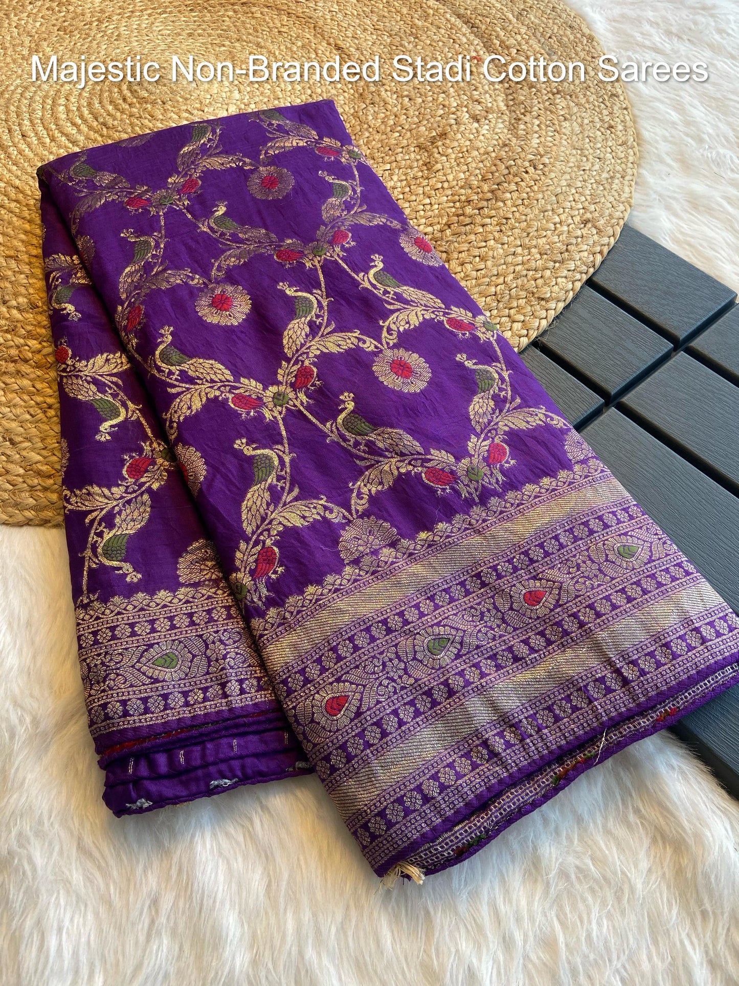 Majestic Non-Branded Stadi Cotton Sarees