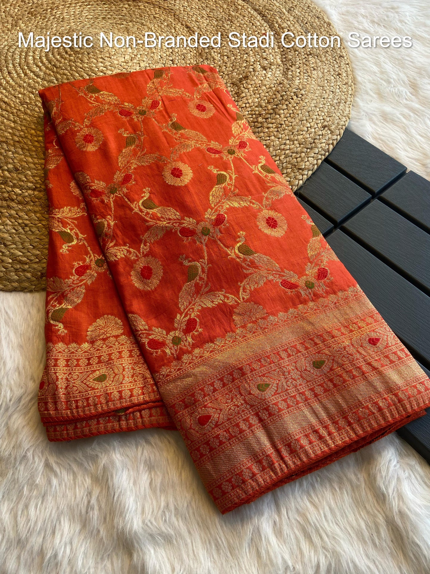 Majestic Non-Branded Stadi Cotton Sarees