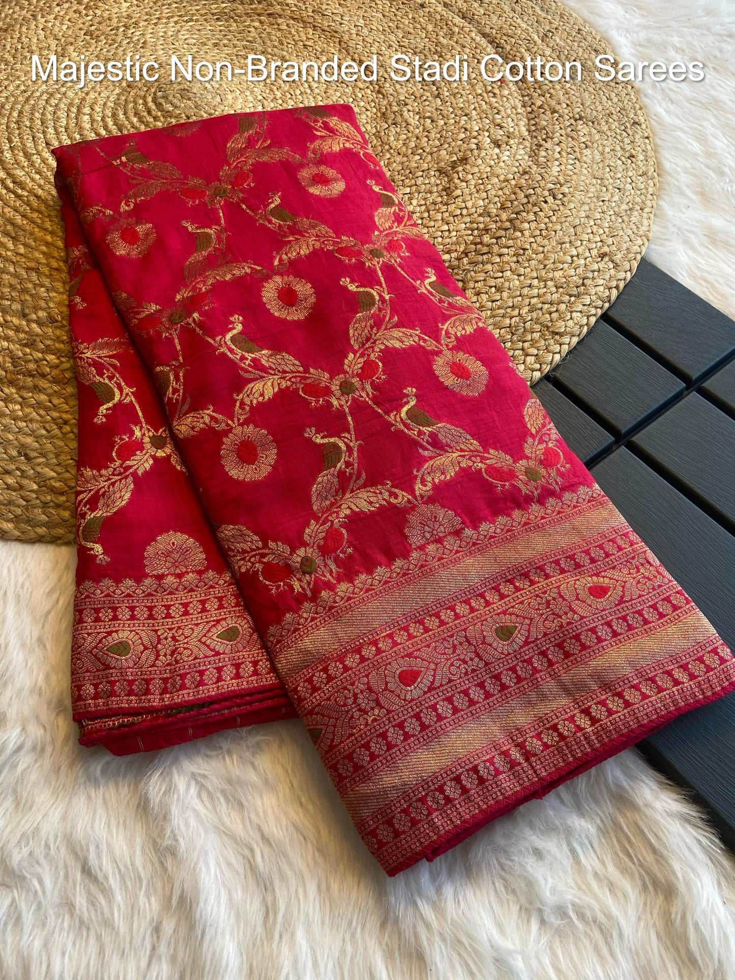 Majestic Non-Branded Stadi Cotton Sarees