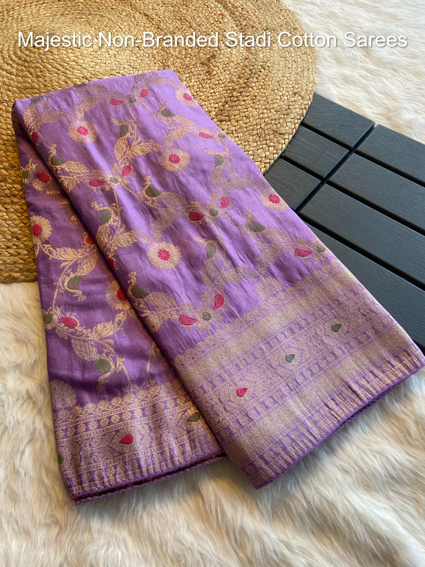 Majestic Non-Branded Stadi Cotton Sarees