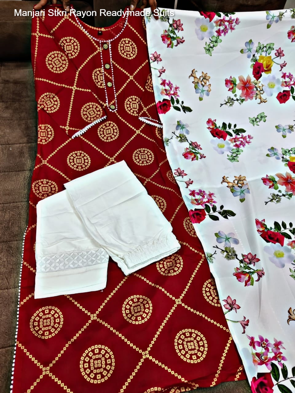 Manjari Stkri Rayon Readymade Suits