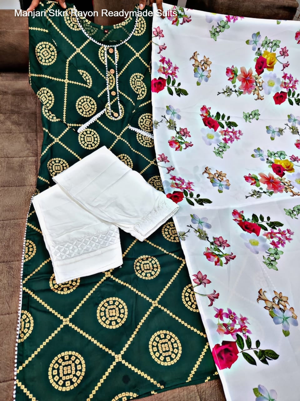 Manjari Stkri Rayon Readymade Suits