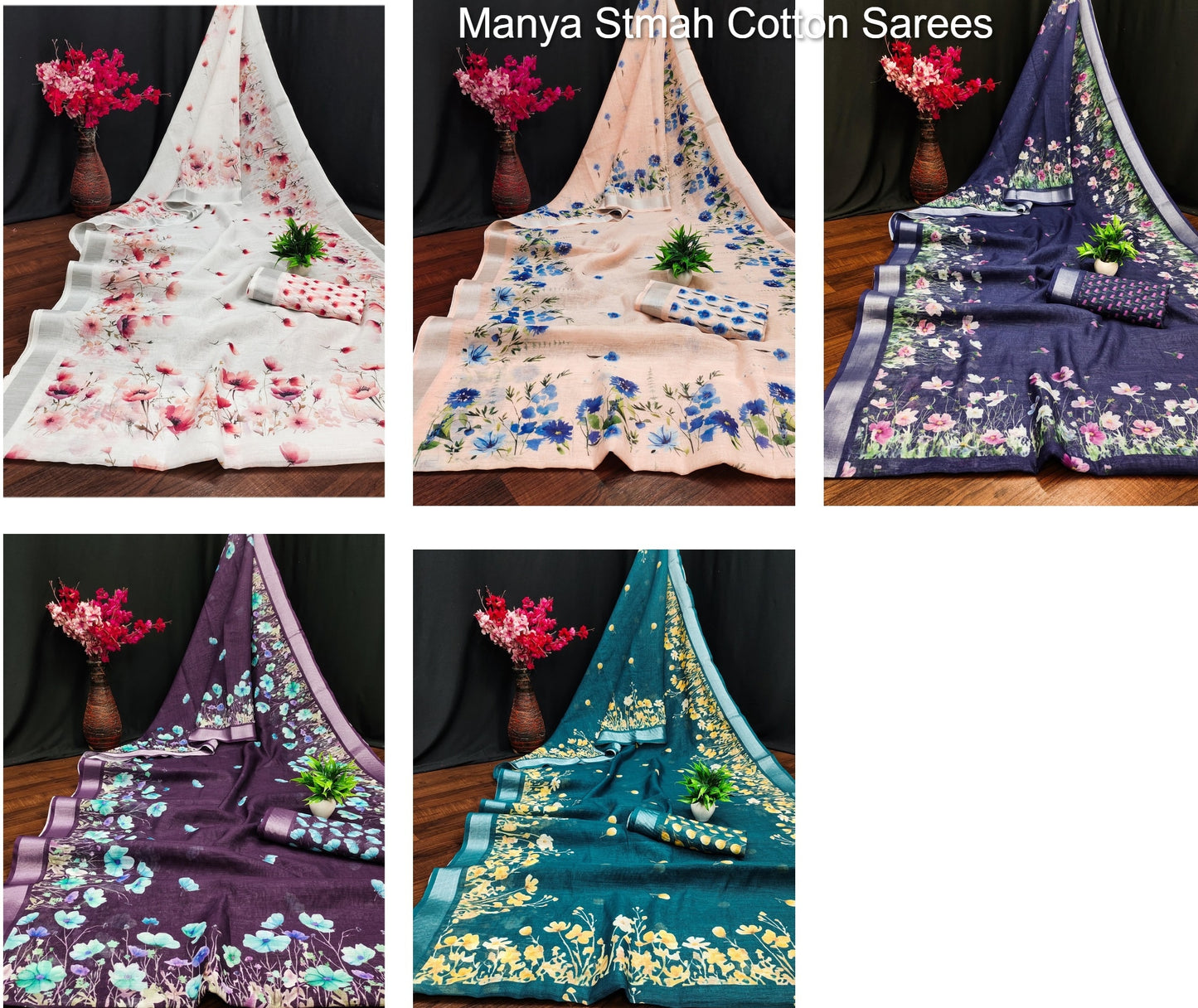 Manya Stmah Cotton Sarees