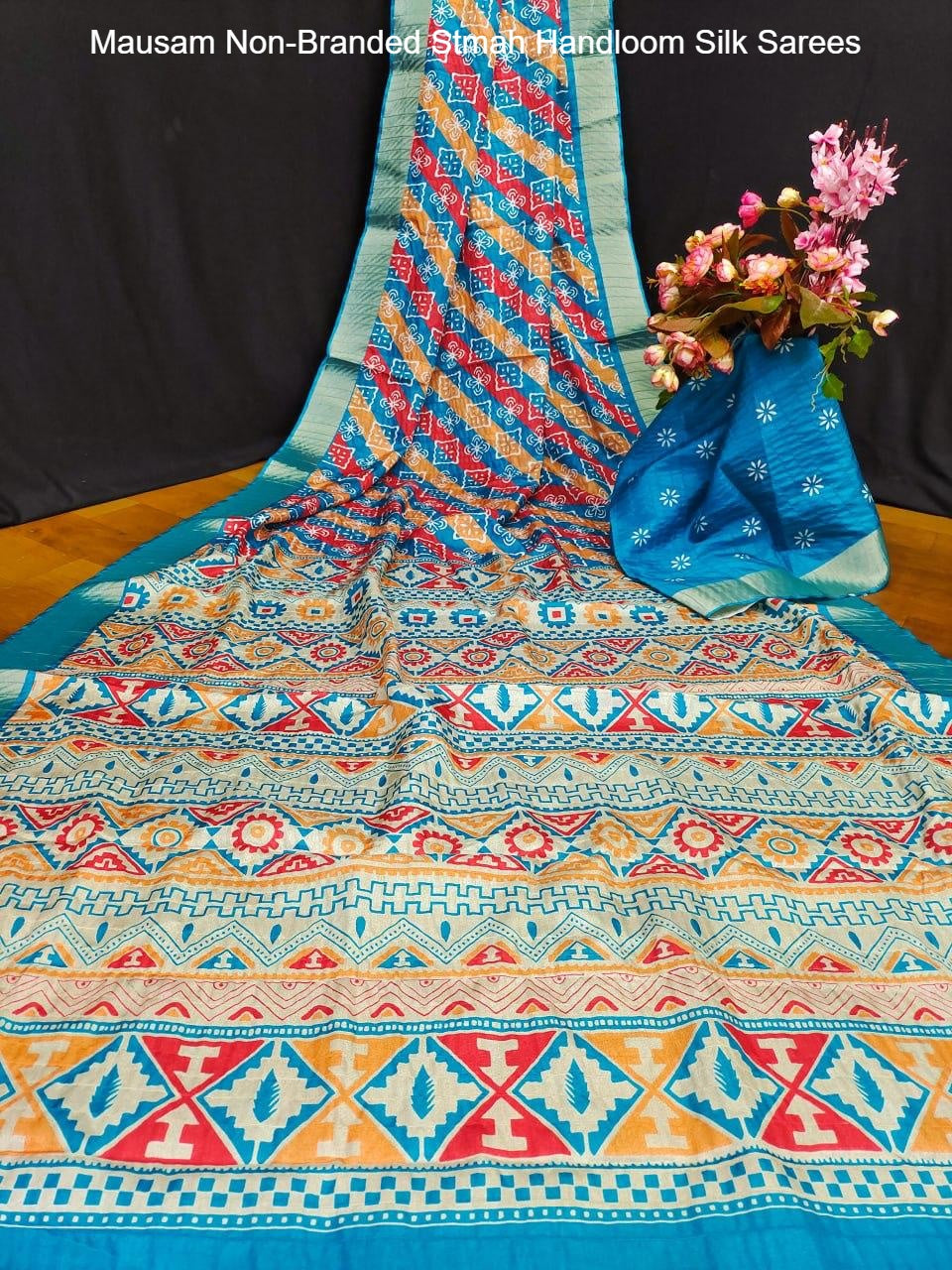 Mausam Non-Branded Stmah Handloom Silk Sarees