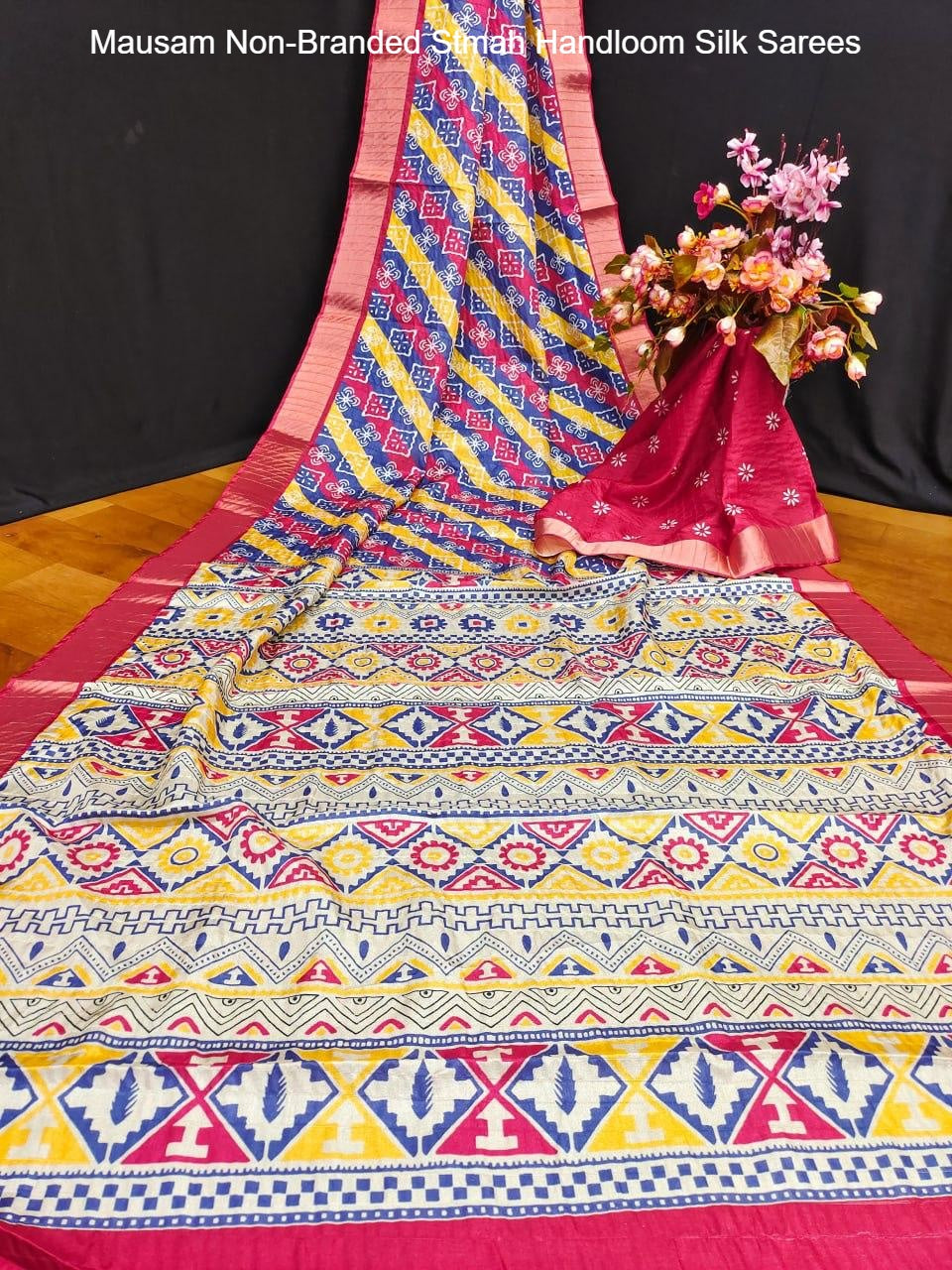 Mausam Non-Branded Stmah Handloom Silk Sarees