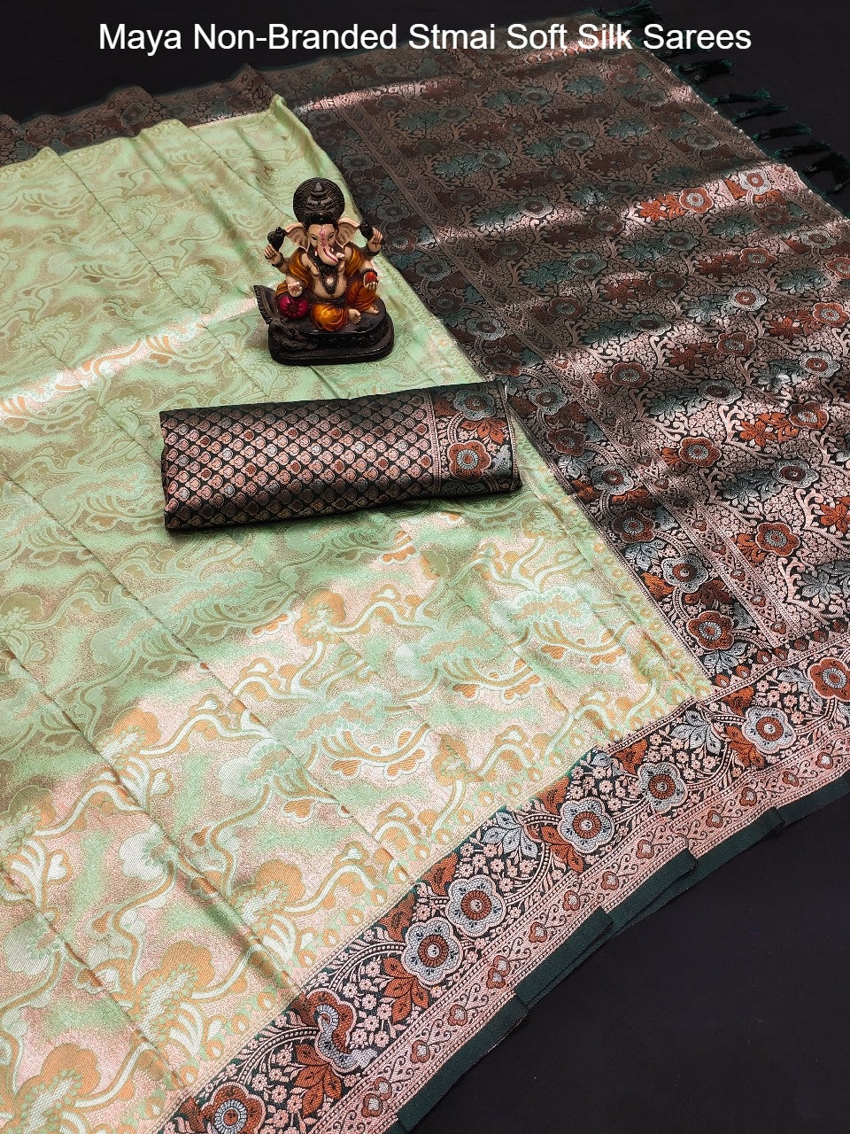 Maya Non-Branded Stmai Soft Silk Sarees