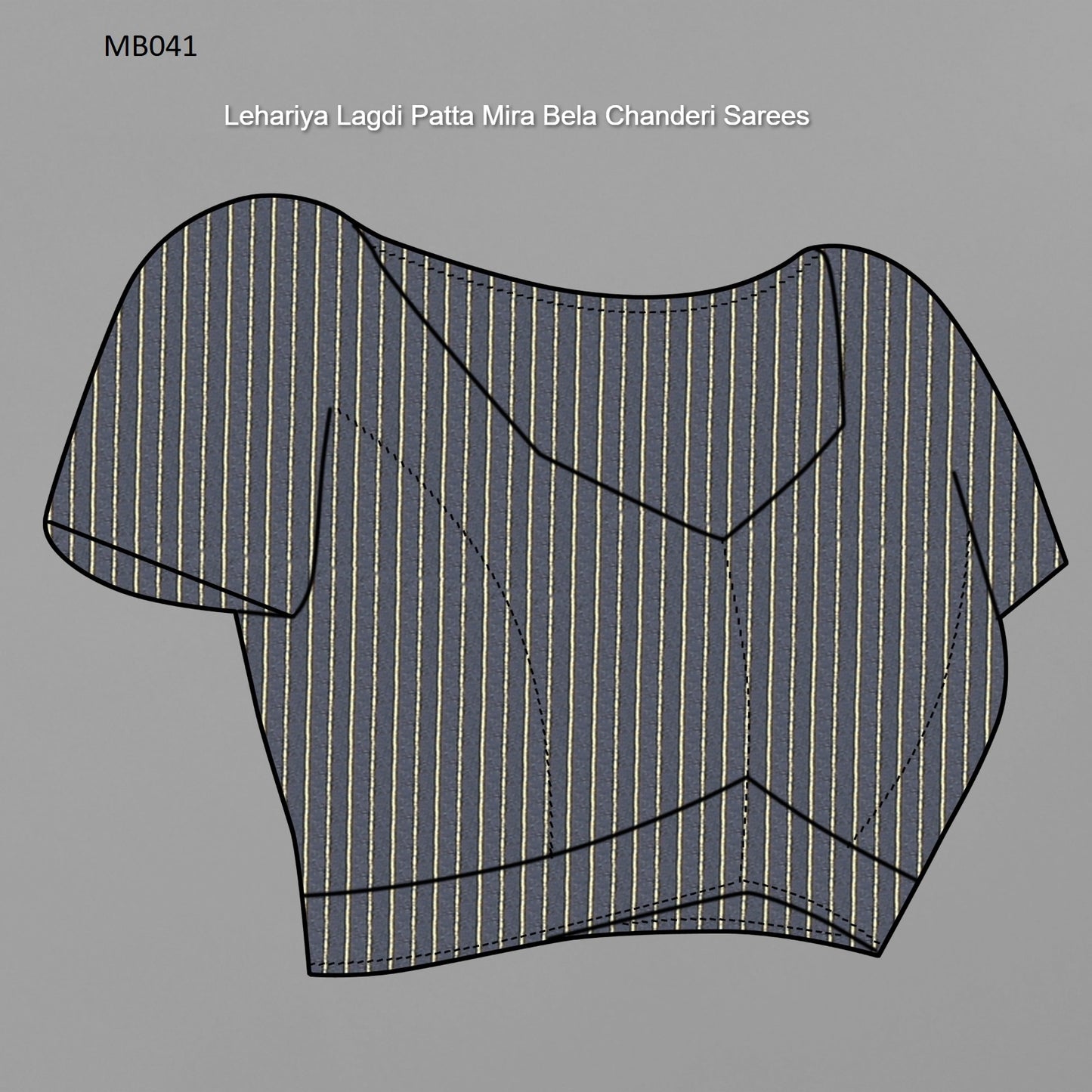 Mb041 Lehariya Lagdi Patta Mira Bela Chanderi Sarees