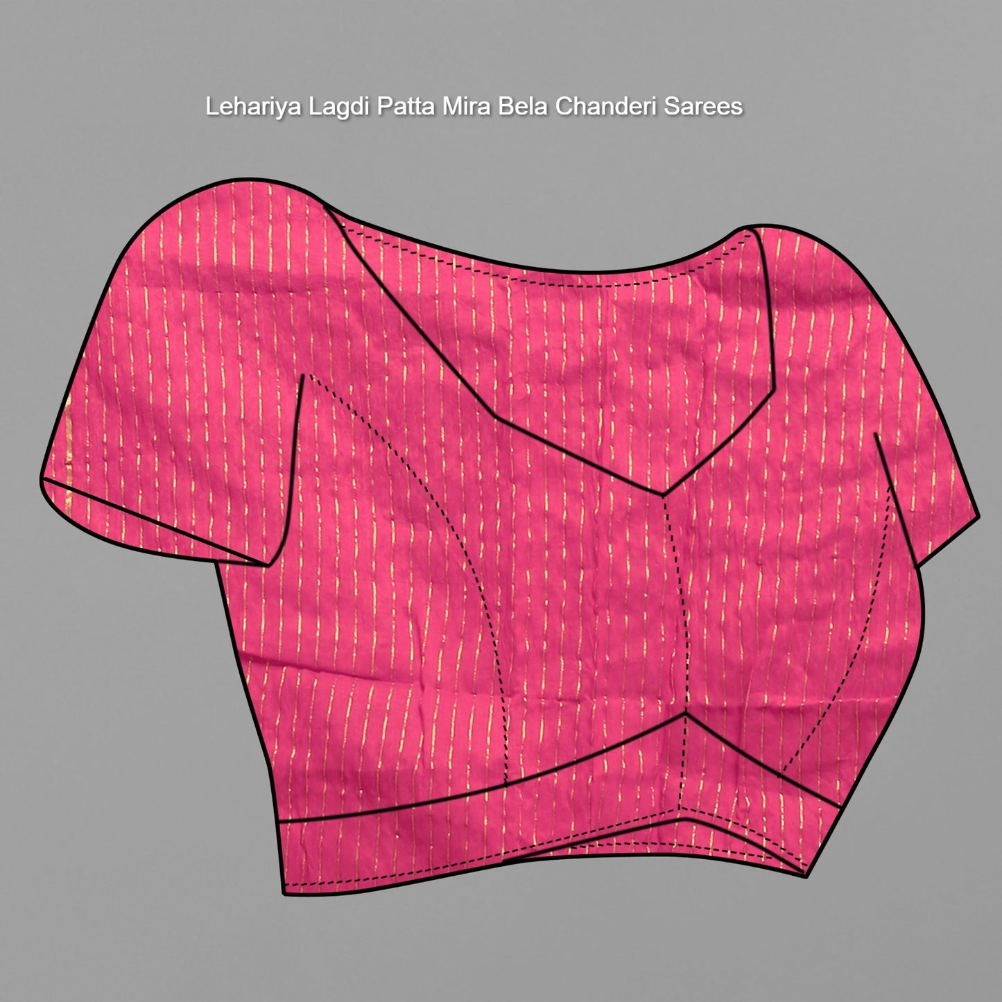 Mb044 Lehariya Lagdi Patta Mira Bela Chanderi Sarees