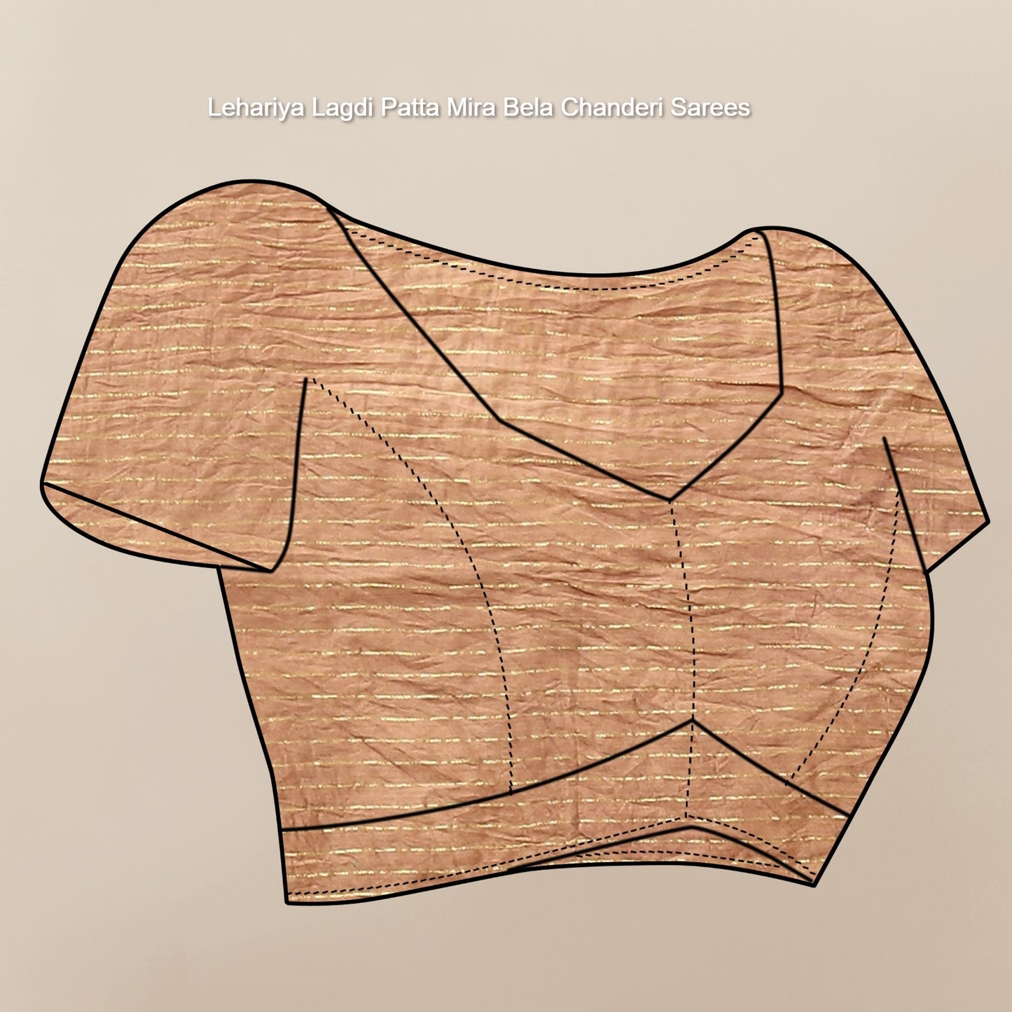 Mb048Lehariya Lagdi Patta Mira Bela Chanderi Sarees