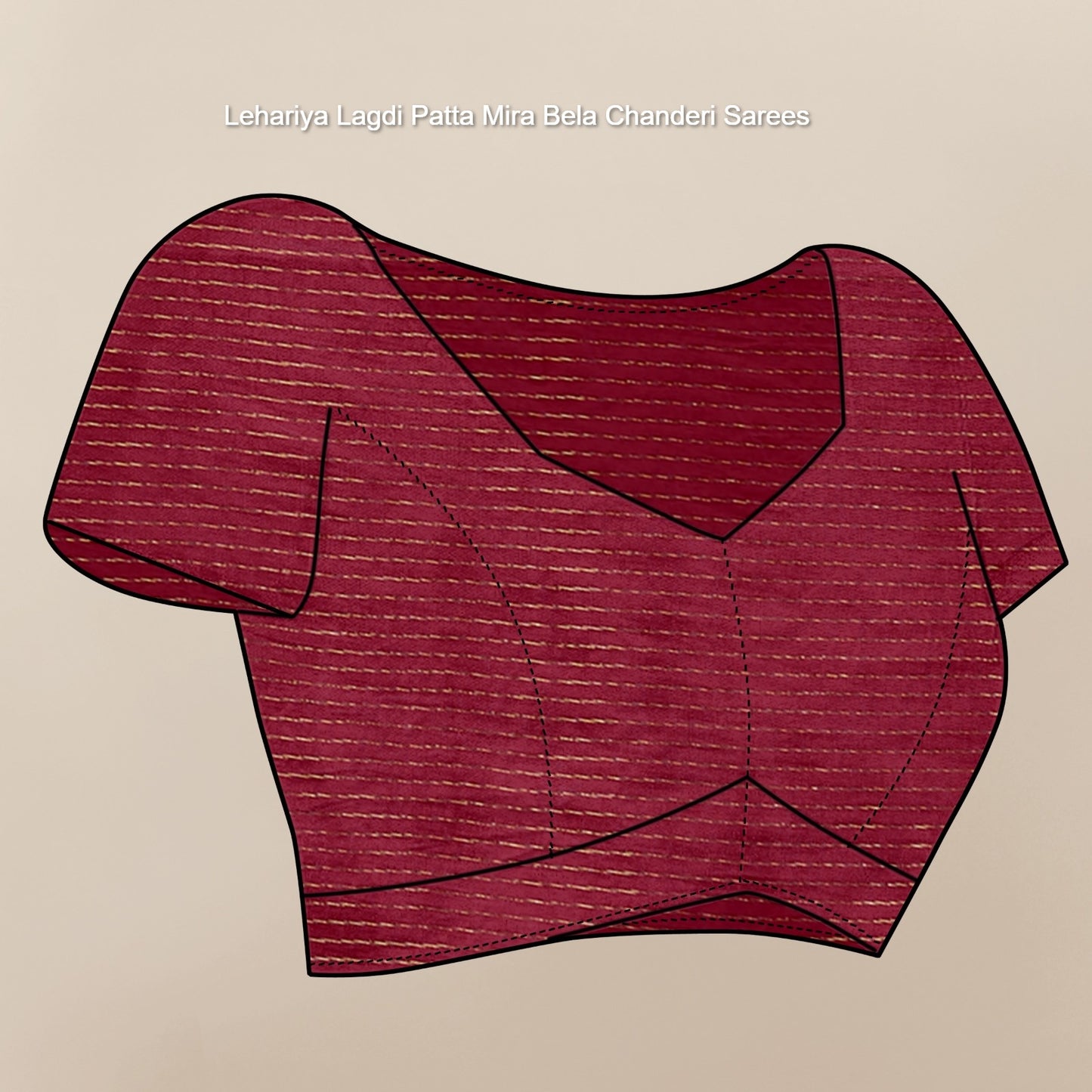 Mb050 Lehariya Lagdi Patta Mira Bela Chanderi Sarees