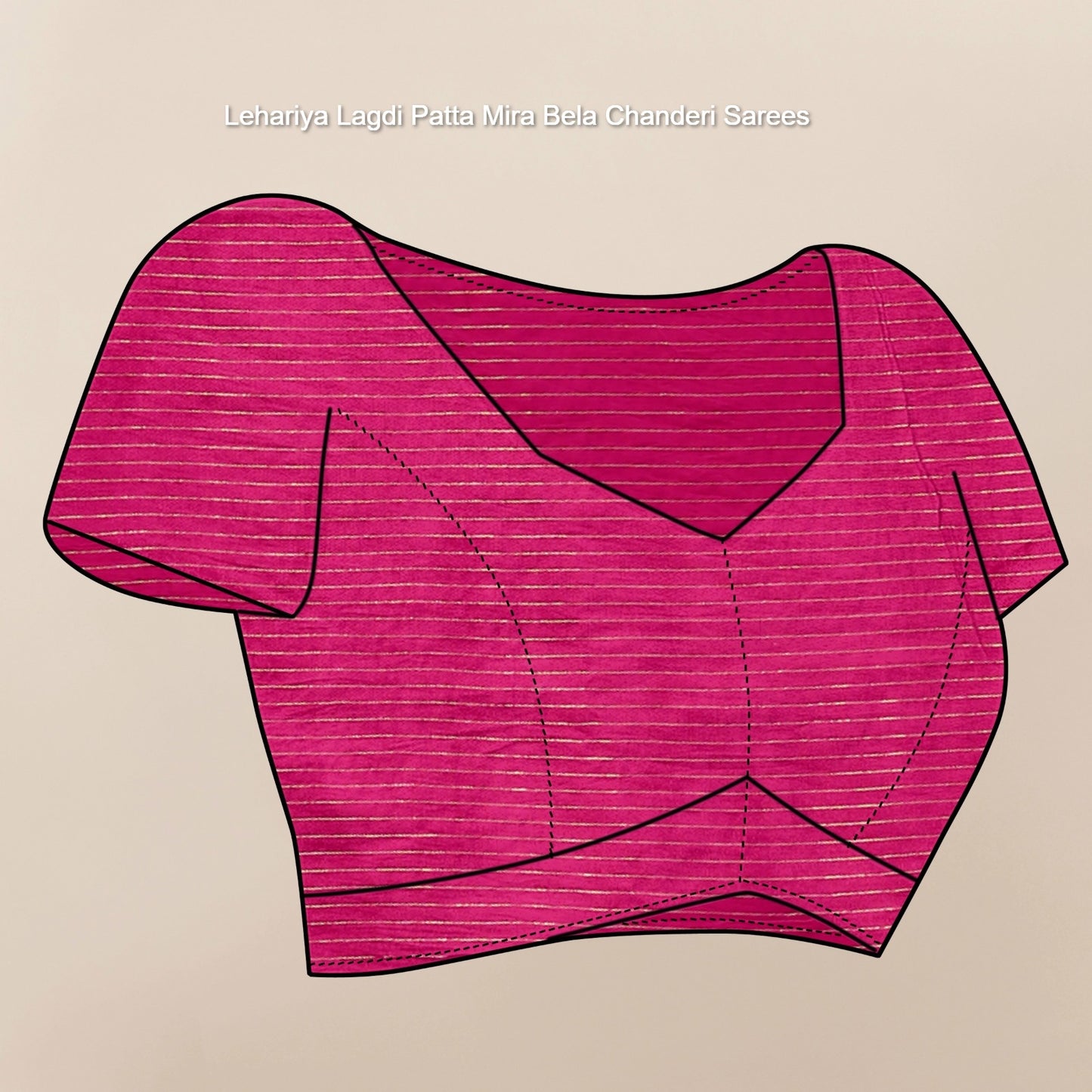 Mb053 Lehariya Lagdi Patta Mira Bela Chanderi Sarees