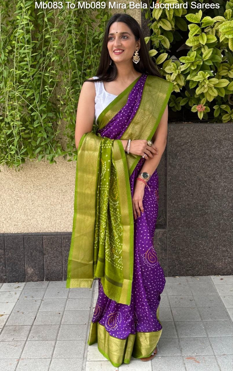 Mb083 To Mb089 Mira Bela Jacquard Sarees