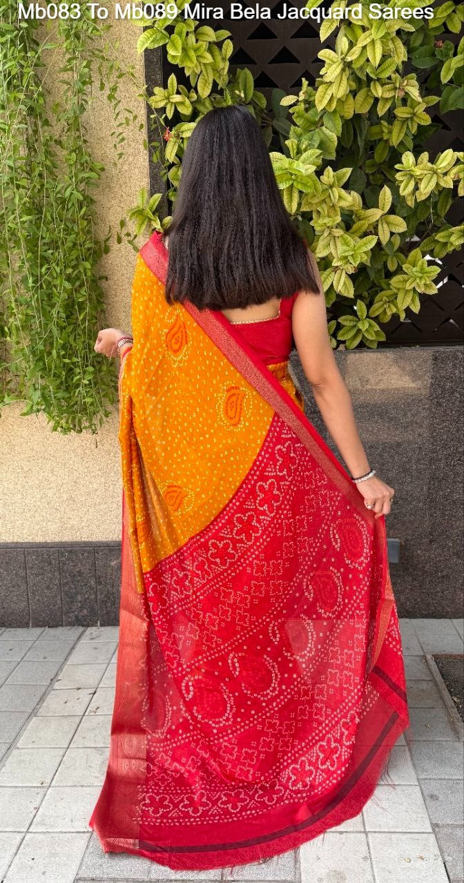 Mb083 To Mb089 Mira Bela Jacquard Sarees