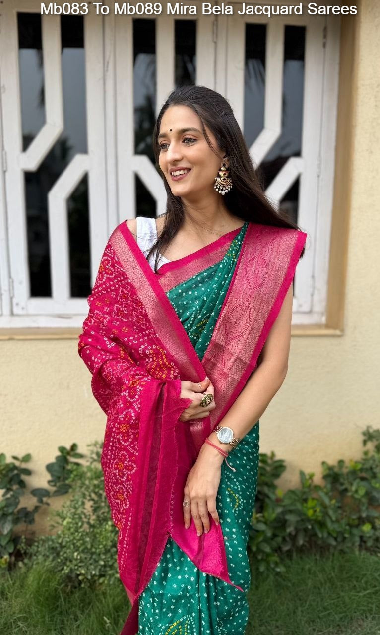Mb083 To Mb089 Mira Bela Jacquard Sarees