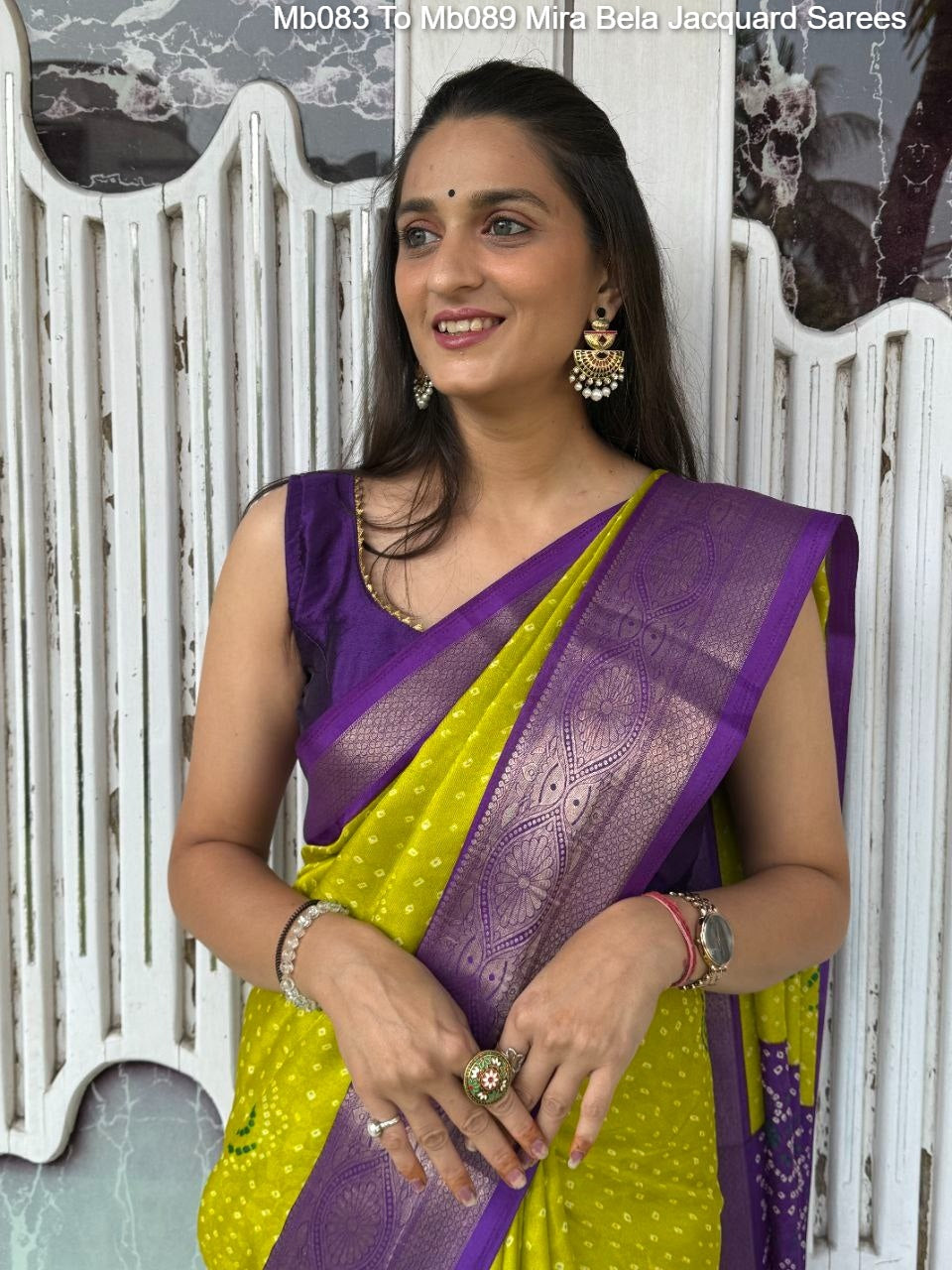 Mb083 To Mb089 Mira Bela Jacquard Sarees