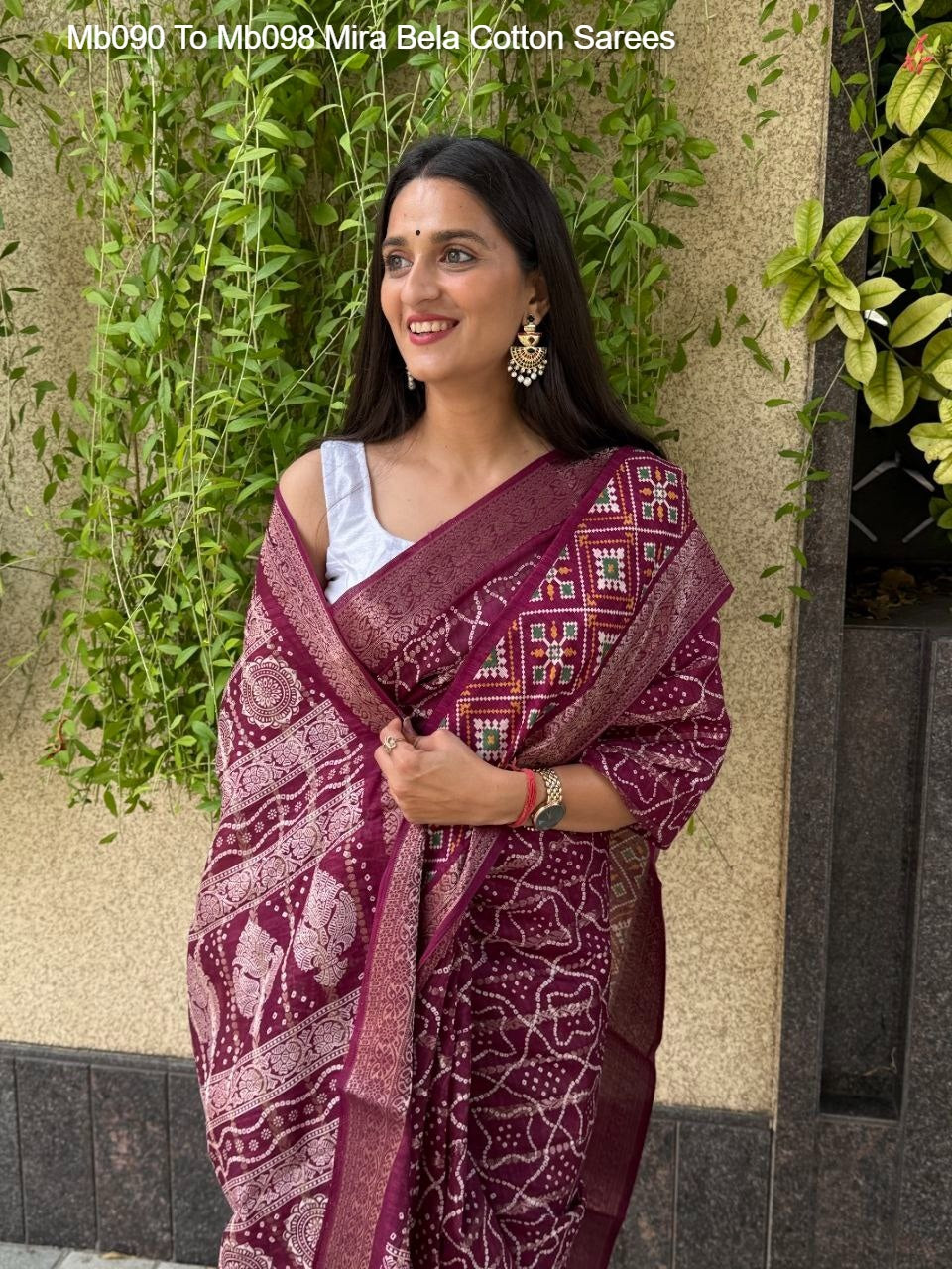 Mb090 To Mb098 Mira Bela Cotton Sarees