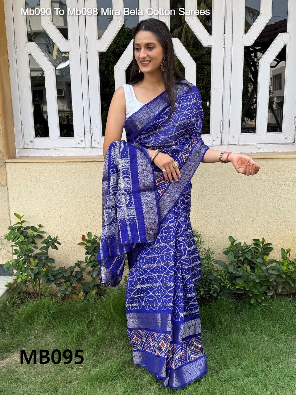 Mb090 To Mb098 Mira Bela Cotton Sarees