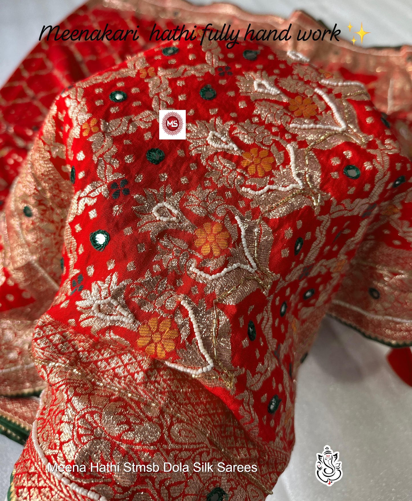 Meena Hathi Stmsb Dola Silk Sarees