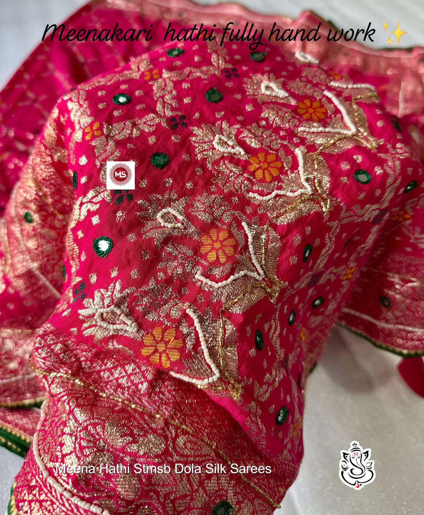 Meena Hathi Stmsb Dola Silk Sarees