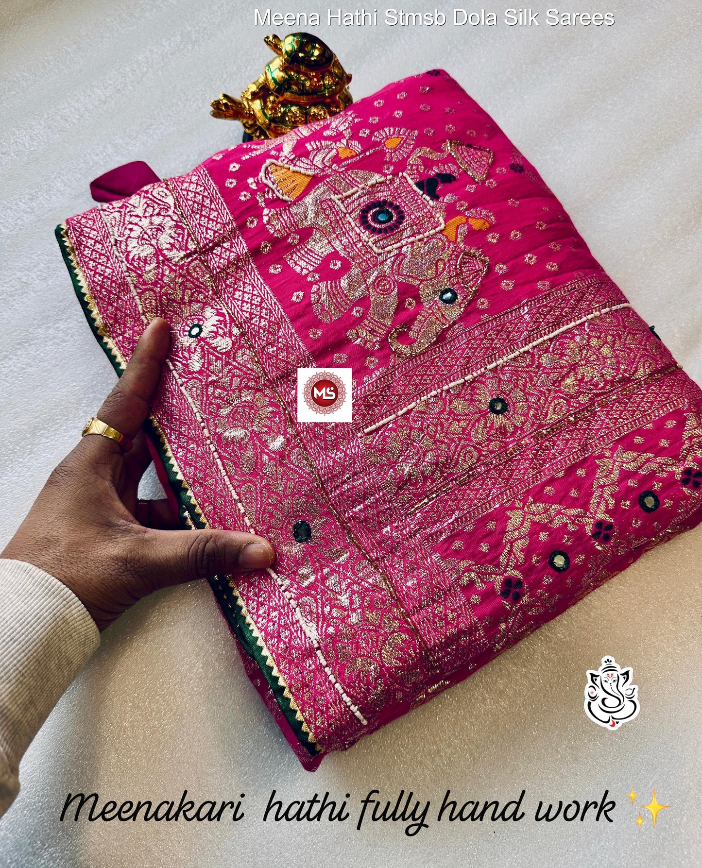 Meena Hathi Stmsb Dola Silk Sarees