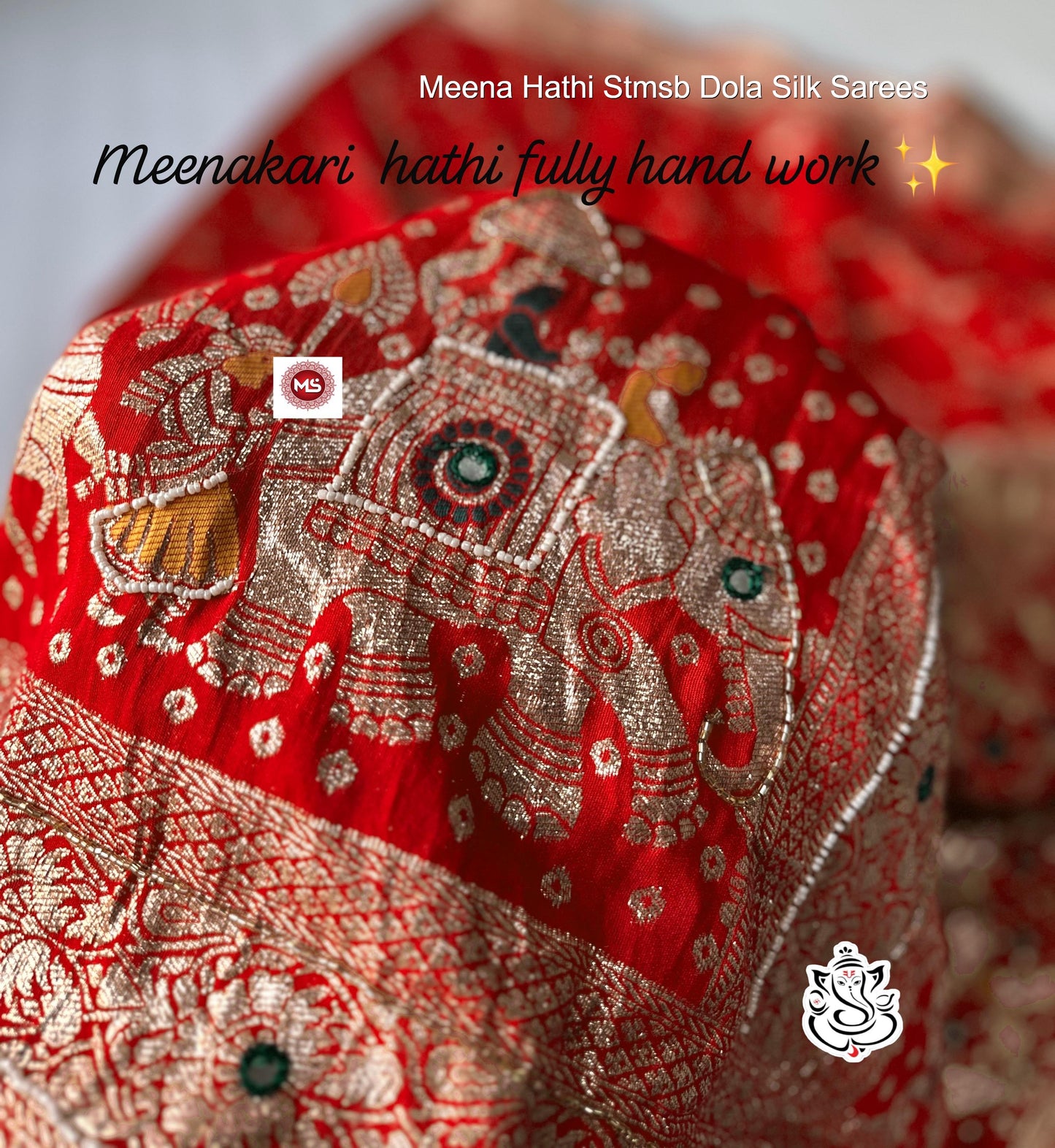 Meena Hathi Stmsb Dola Silk Sarees