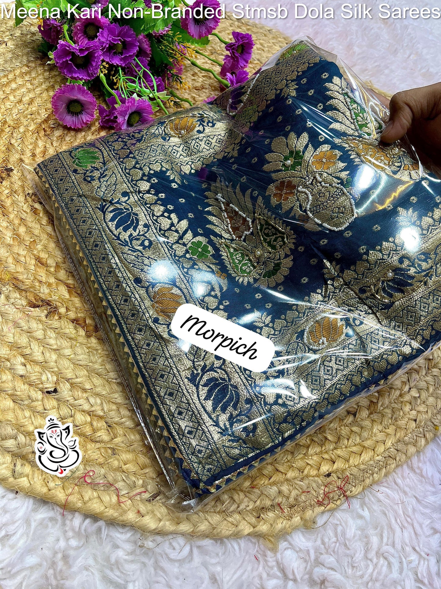 Meena Kari Non-Branded Stmsb Dola Silk Sarees