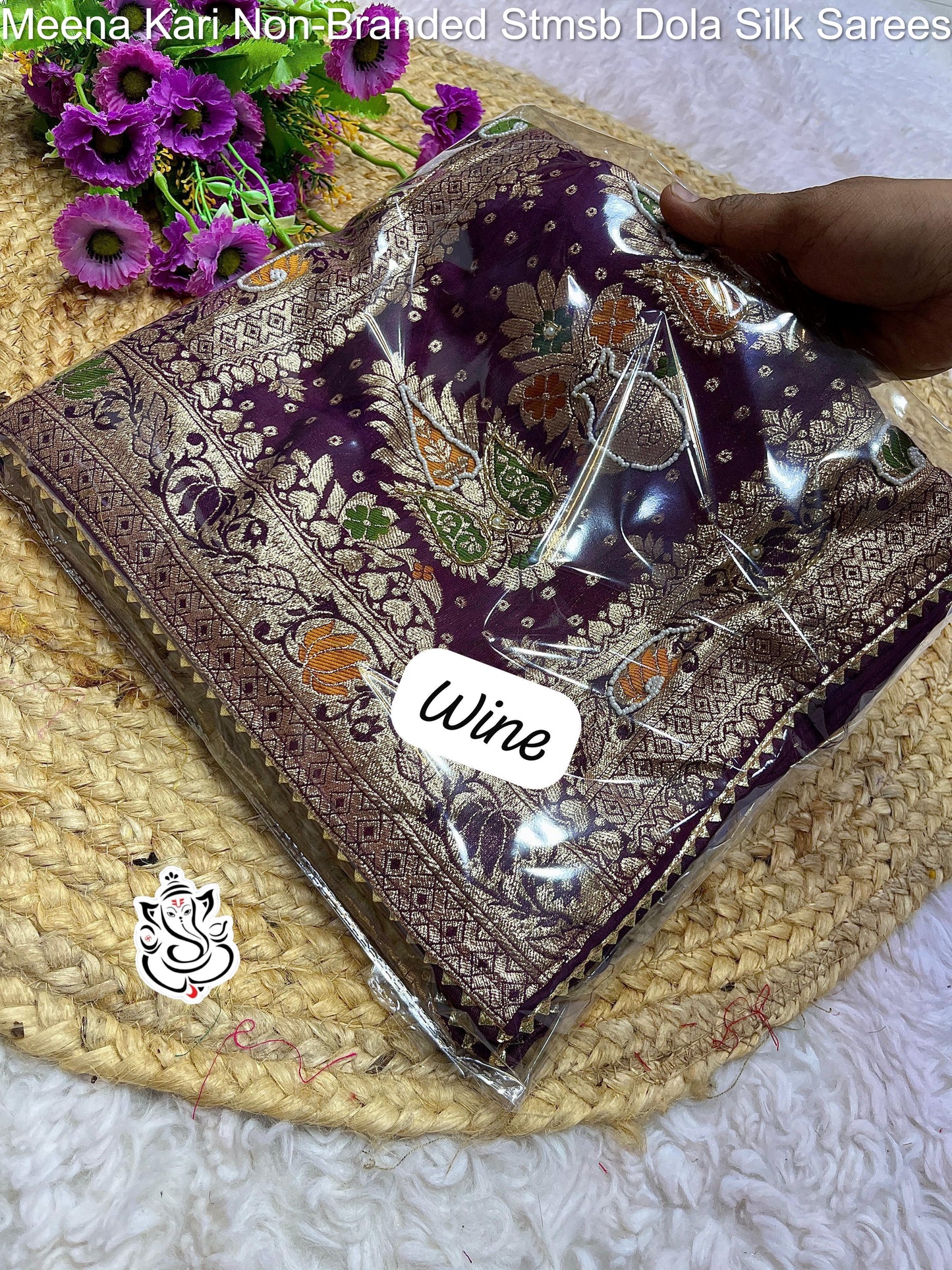 Meena Kari Non-Branded Stmsb Dola Silk Sarees