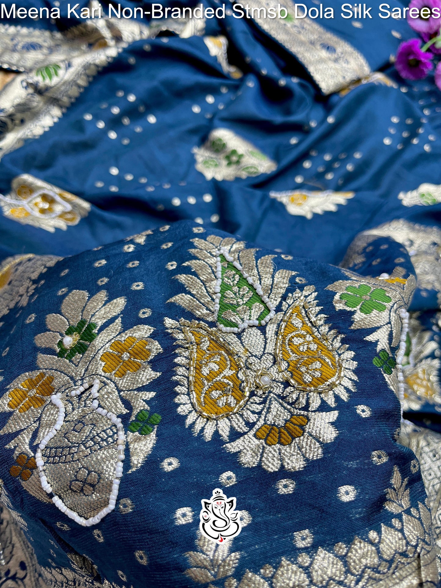 Meena Kari Non-Branded Stmsb Dola Silk Sarees