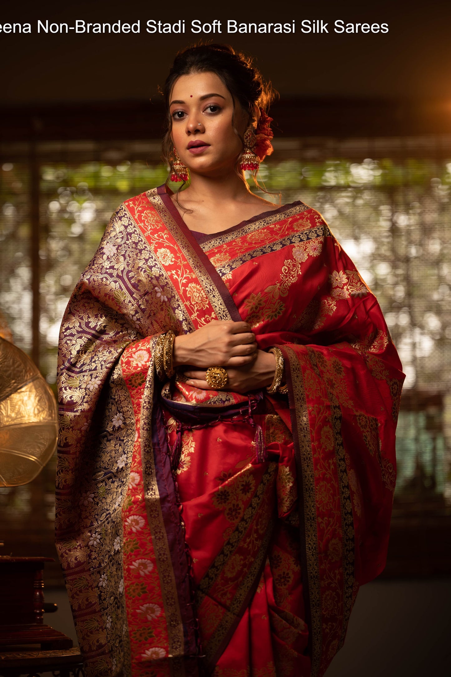 Meena Non-Branded Stadi Soft Banarasi Silk Sarees