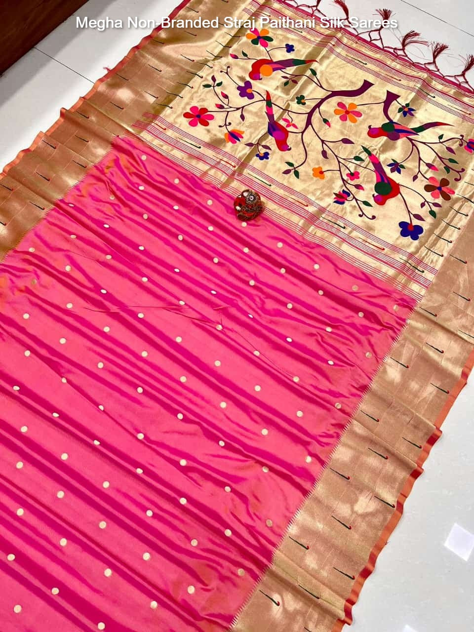 Megha Non-Branded Straj Paithani Silk Sarees