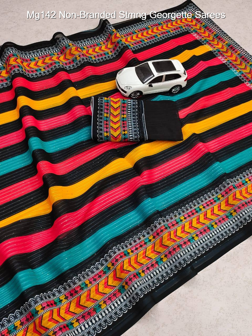 Mg142 Non-Branded Stmng Georgette Sarees