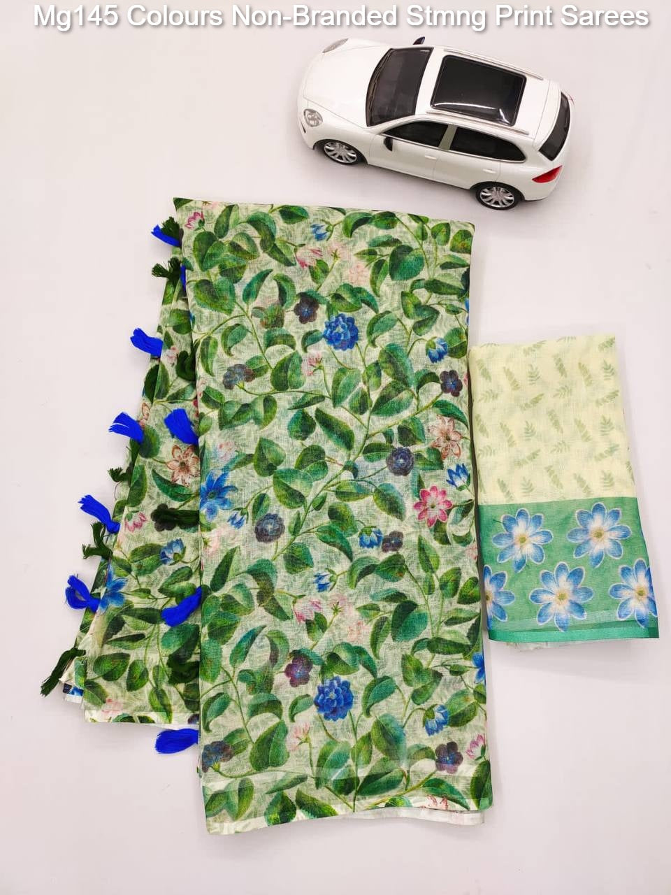 Mg145 Colours Non-Branded Stmng Print Sarees