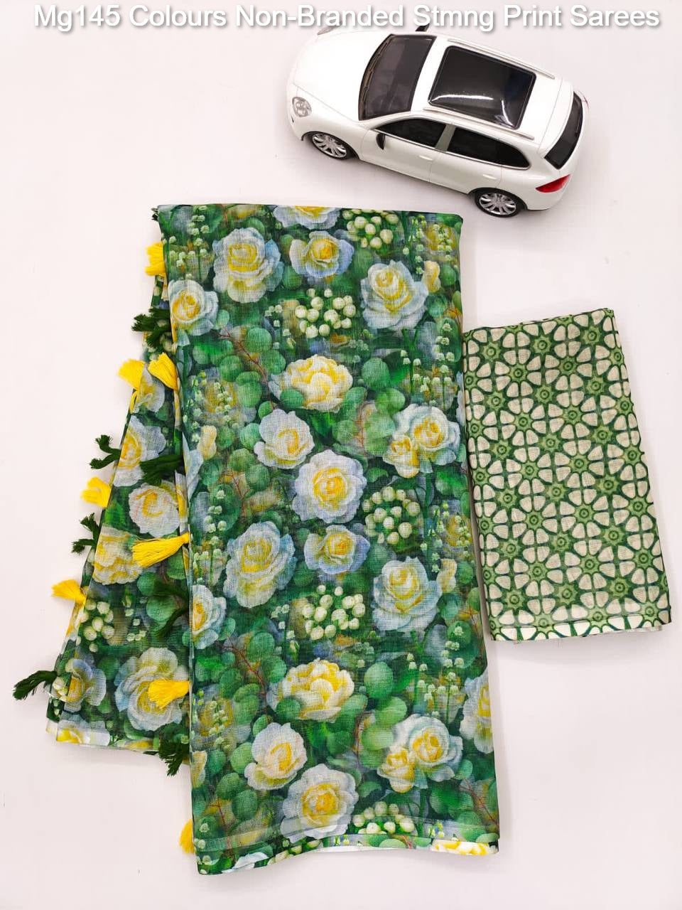 Mg145 Colours Non-Branded Stmng Print Sarees