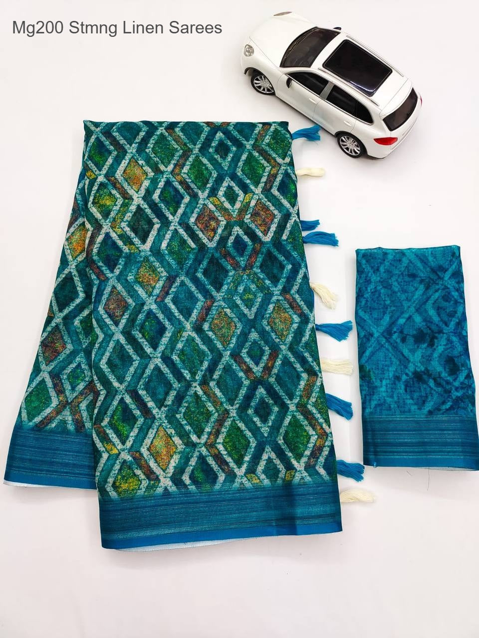 Mg200 Stmng Linen Sarees