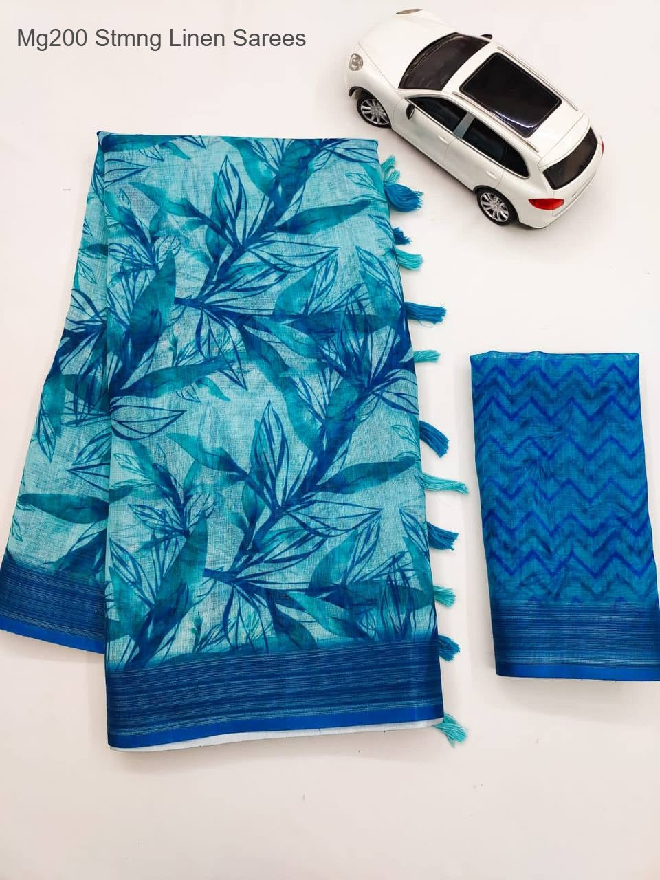 Mg200 Stmng Linen Sarees