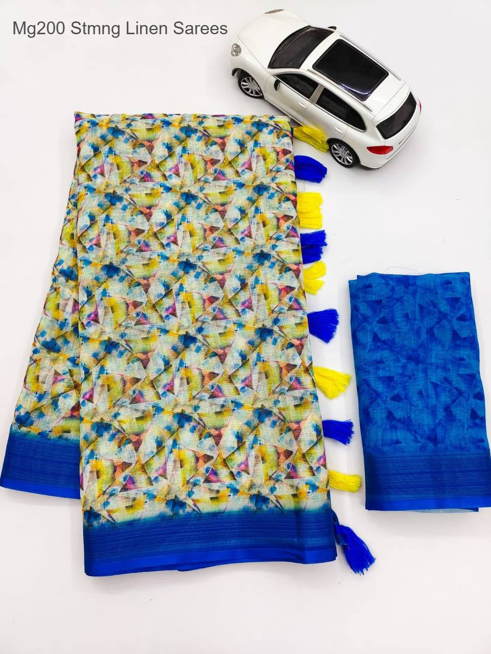Mg200 Stmng Linen Sarees