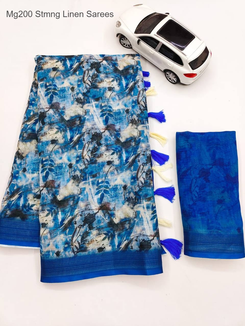 Mg200 Stmng Linen Sarees