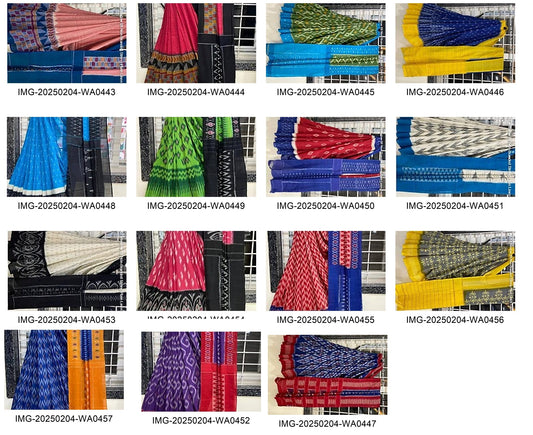 Mg267 Window 08 Non-Branded Stmng Plain Linen Sarees