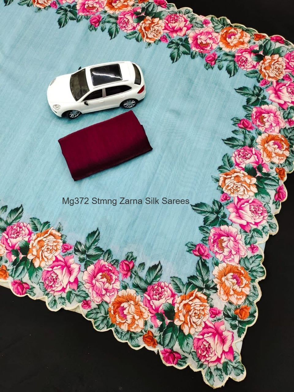 Mg372 Stmng Zarna Silk Sarees