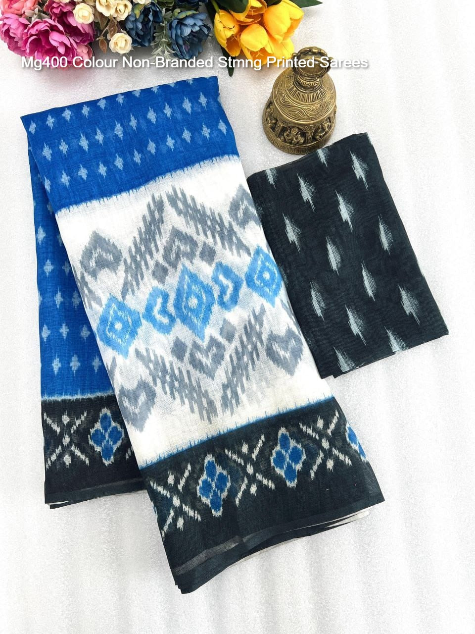 Mg400 Colour Non-Branded Stmng Printed Sarees