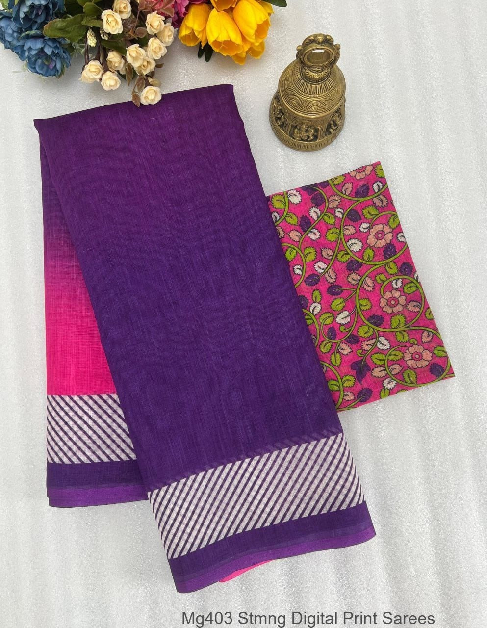 Mg403 Stmng Digital Print Sarees
