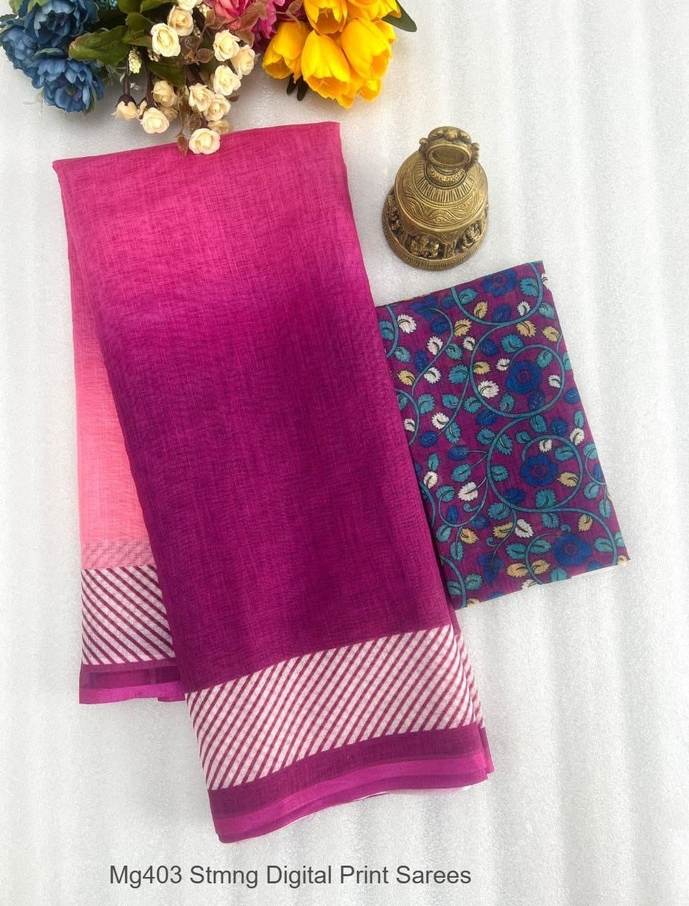 Mg403 Stmng Digital Print Sarees