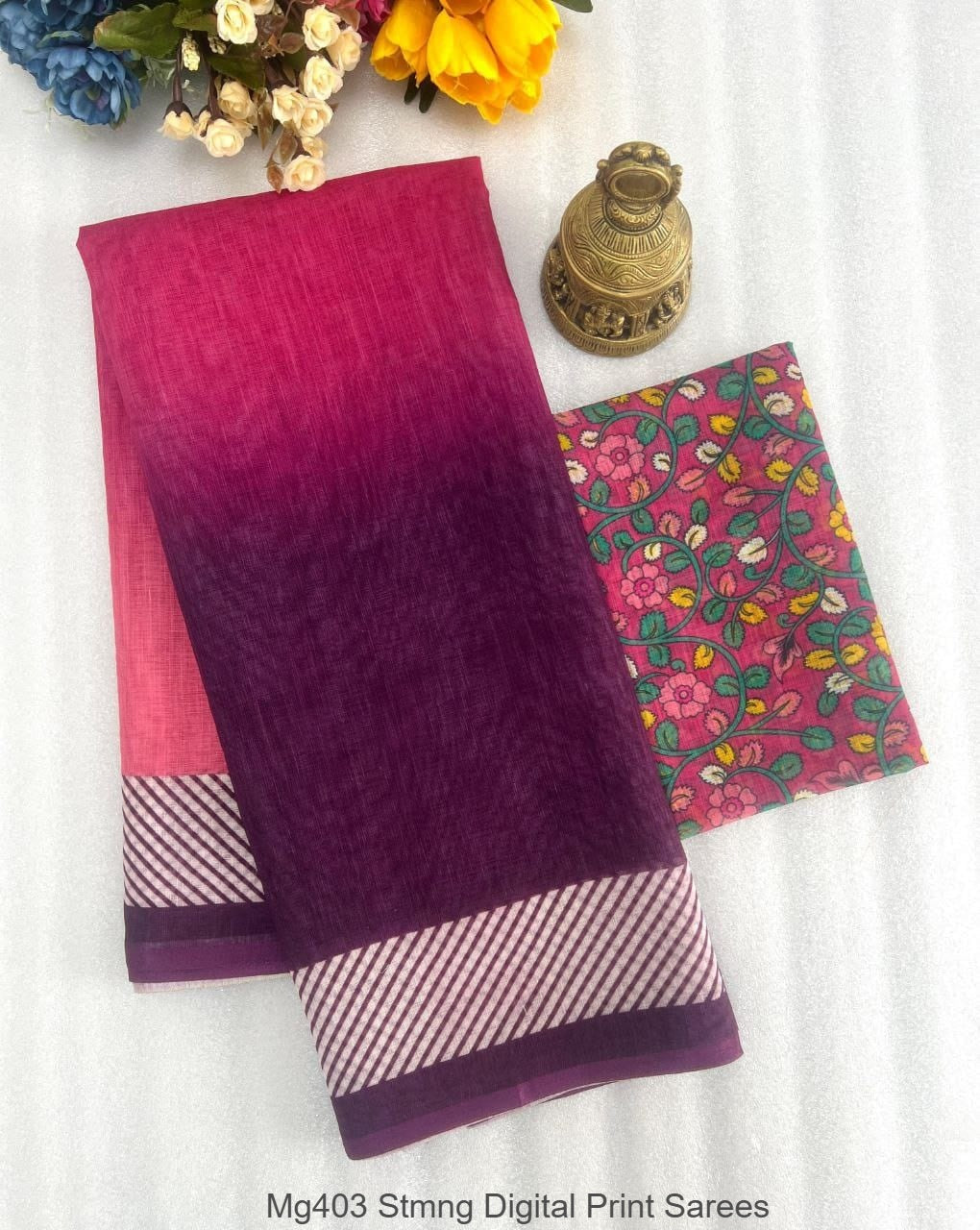 Mg403 Stmng Digital Print Sarees