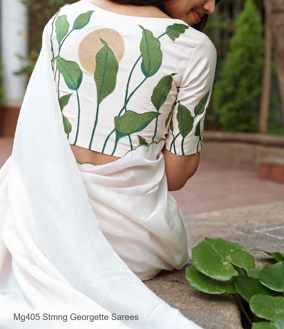 Mg405 Stmng Georgette Sarees