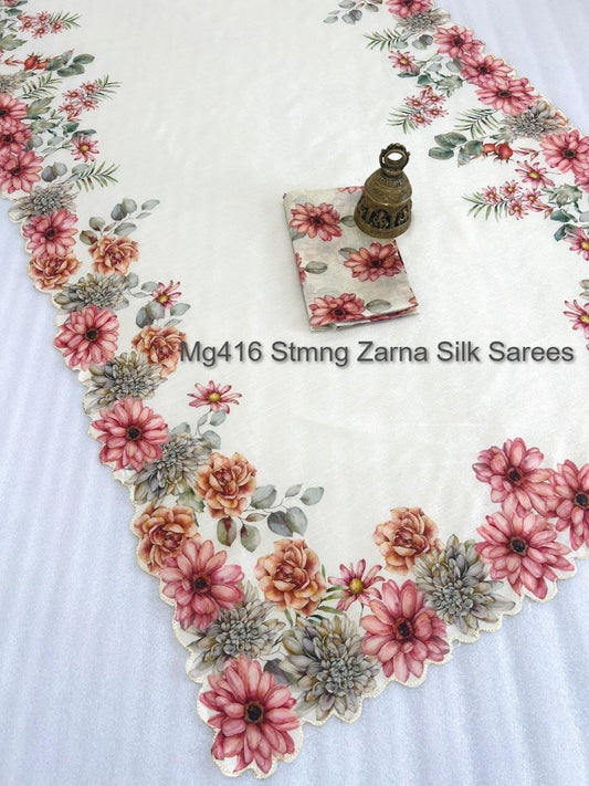 Mg416 Stmng Zarna Silk Sarees