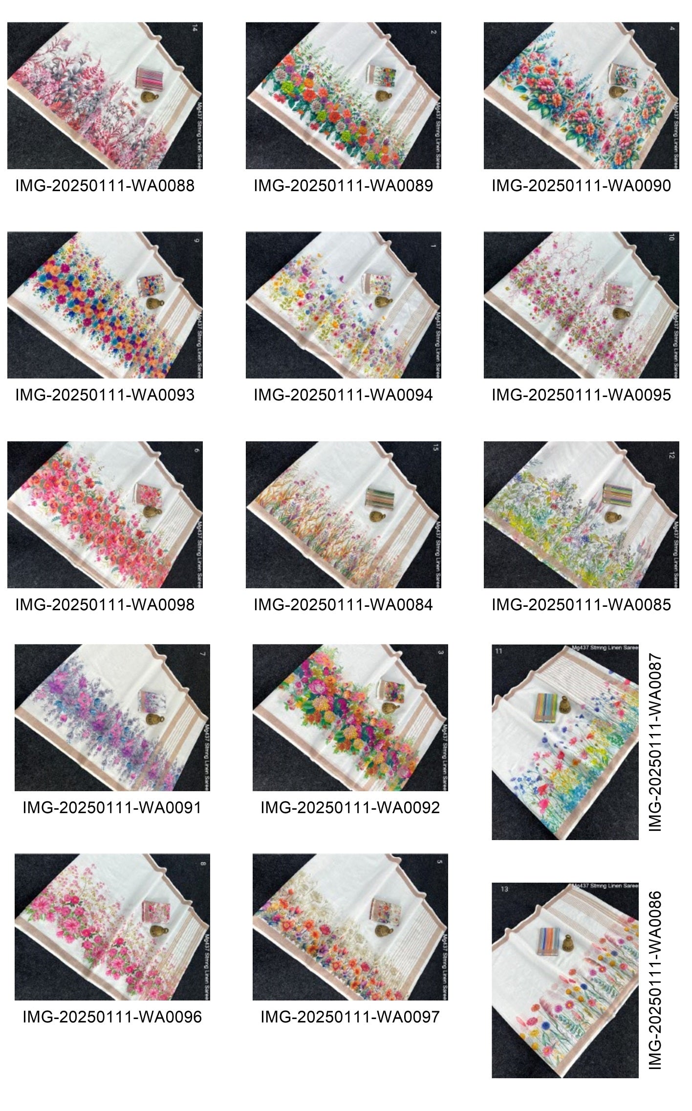 Mg437 Stmng Linen Sarees