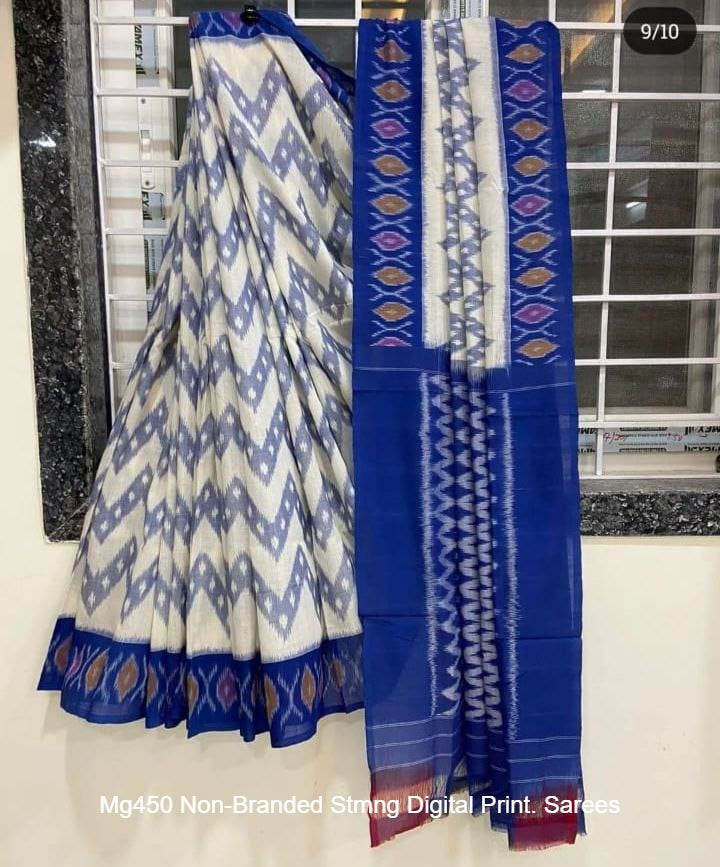Mg450 Non-Branded Stmng Digital Print. Sarees