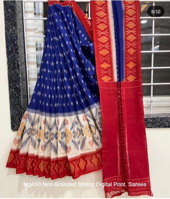 Mg450 Non-Branded Stmng Digital Print. Sarees