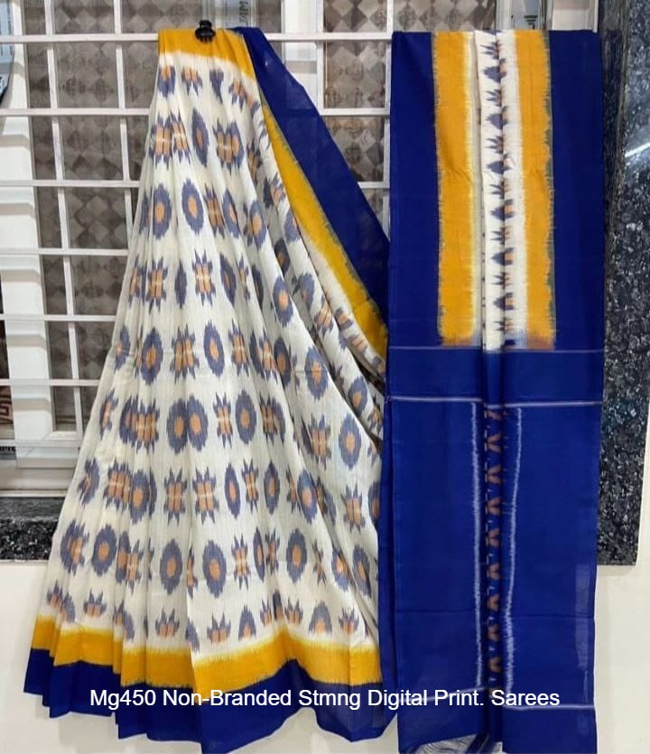 Mg450 Non-Branded Stmng Digital Print. Sarees